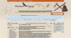 Desktop Screenshot of cherokee-indianer.de